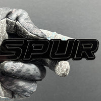 1pc SPUR Multicolor 3D Car Emblem – Easy Install Acrylic Badge for Cars & SUVs