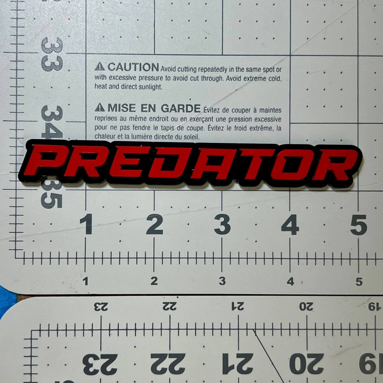 1PC Predator Emblem – Custom 3D Acrylic Multicolor Badge for Ford F-150 & Trucks