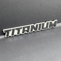 1pcs TITANIUM LETTERING MULTICOLOR Tailgate Emblem Badge