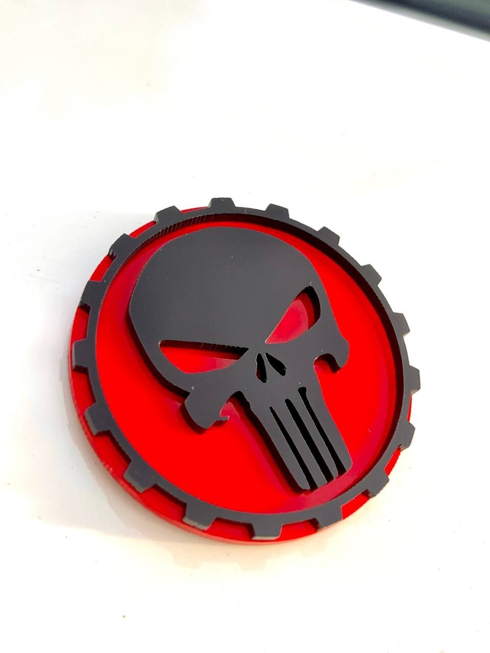 2PCS Jeep Wrangler 392 Fender PUNISHER 4x4 Trail Rated Emblem