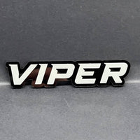 1PC VIPER Emblem – Acrylic Tailgate or Fender Badge for Car, SUV, Truck