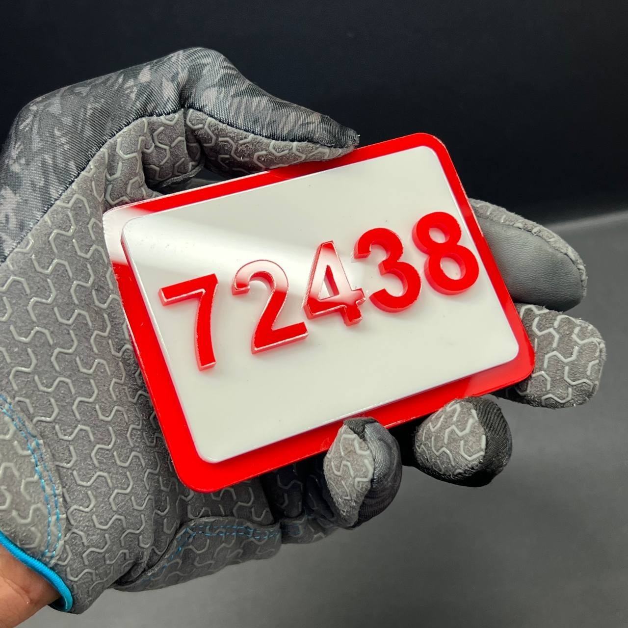 Custom Modern Acrylic House Sign – Personalized Door Number Plaque 1–999
