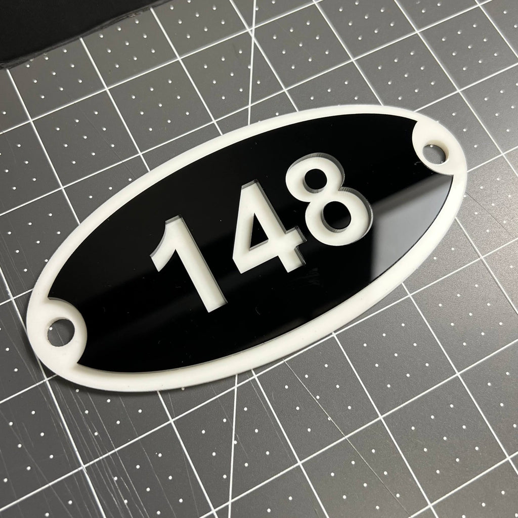 Custom 3D House Numbers – Modern Laser Cut Door Sign