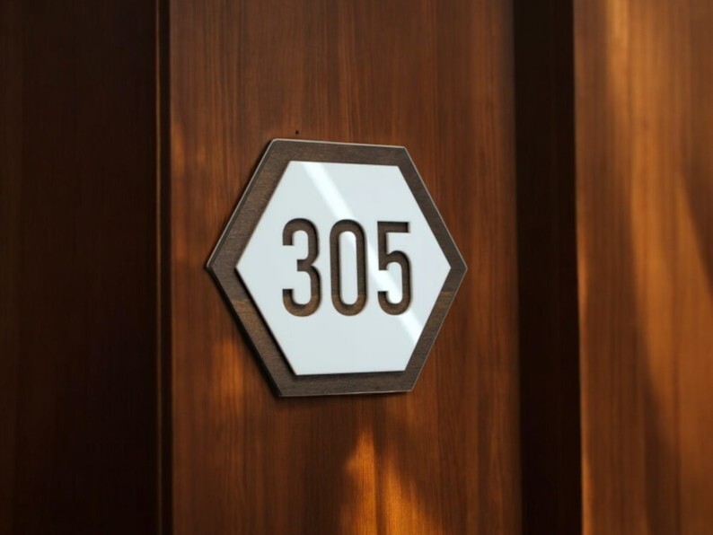 Personalized Home Address Sign house number Custom House Number Plaque