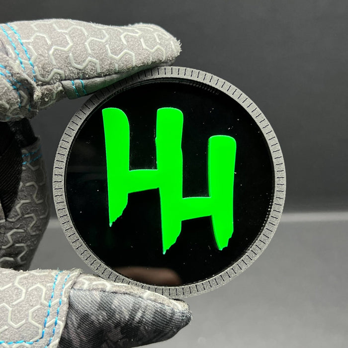 1x MONSTER RATED Multicolor 3D Car Emblem – Durable Acrylic Fender & Trunk Decal