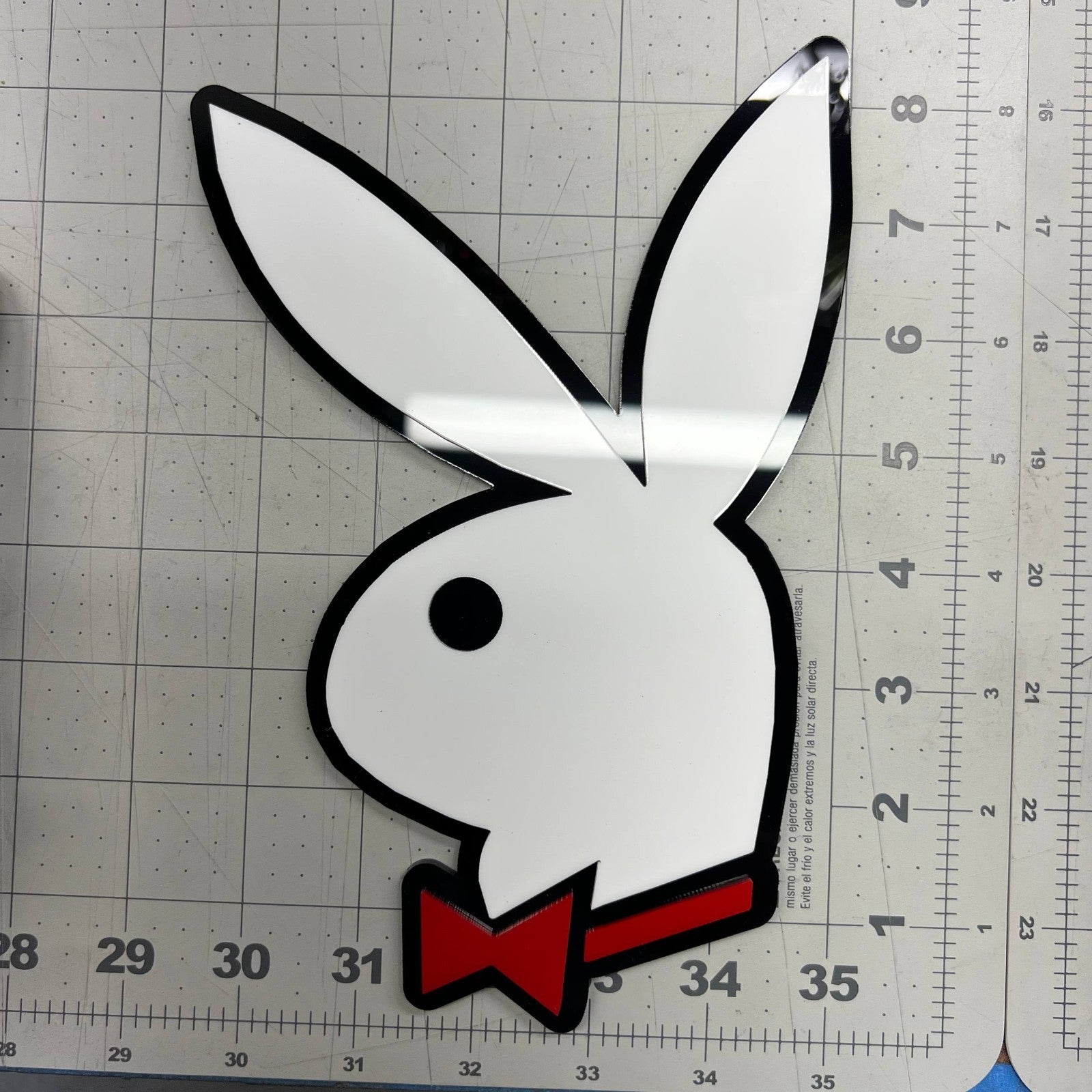 PLAYBOY 3D Acrylic Emblem – Custom Badge for Cars, SUVs & Trucks (1PC)