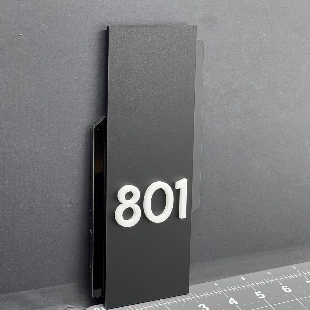 Custom House Number Sign – Personalized Multicolor Address Plaque for Door