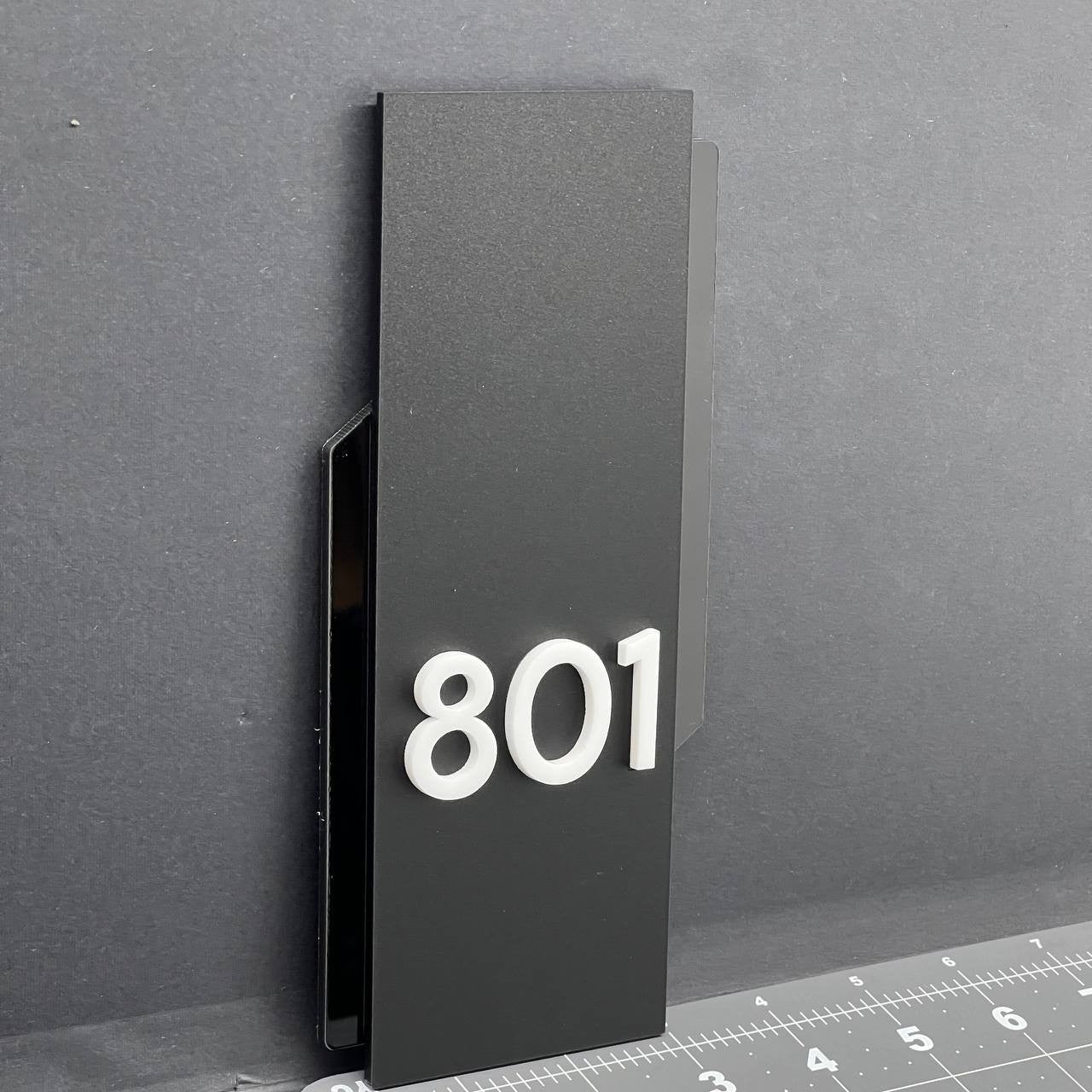 Custom House Number Sign – Personalized Multicolor Address Plaque for Door