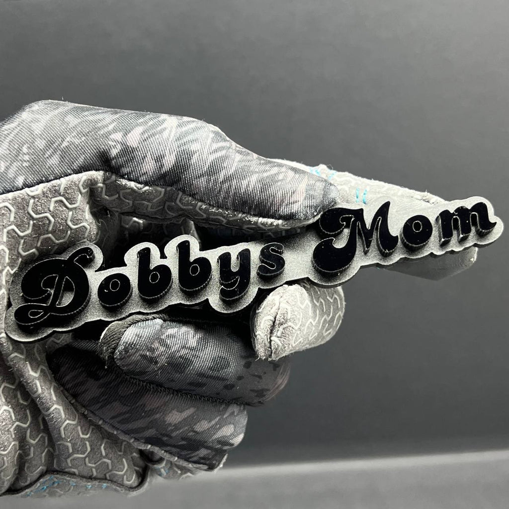 1PC Dobbys Mom 3D Emblem – Custom Acrylic Car Fender Trunk Tailgate Sticker