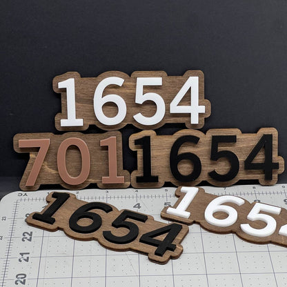 Custom Door Sign Numbers – 3D House Address Plaque Acrylic Home Number Sign