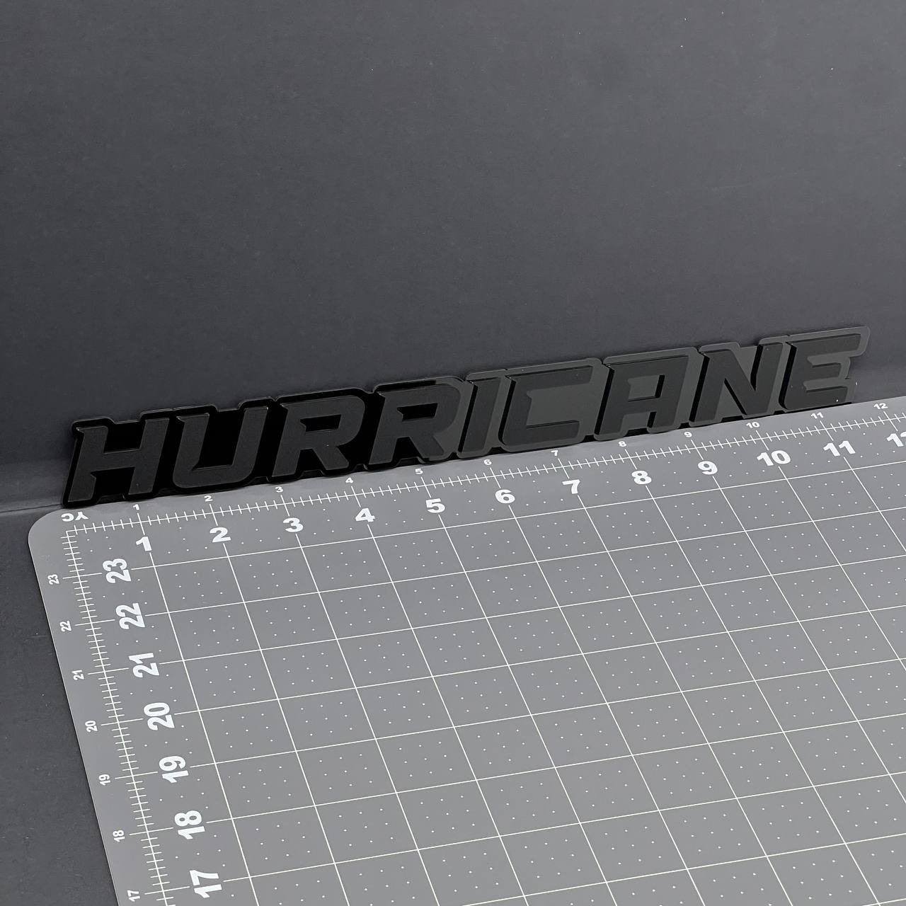 1PC HURRICANE 3D Multicolor Acrylic Emblem Badge for Car SUV or Truck