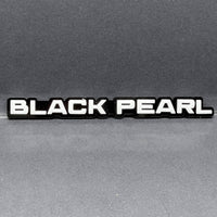 1PC Black Pearl Emblem – Custom 3D Multicolor Acrylic Car & Truck Badge