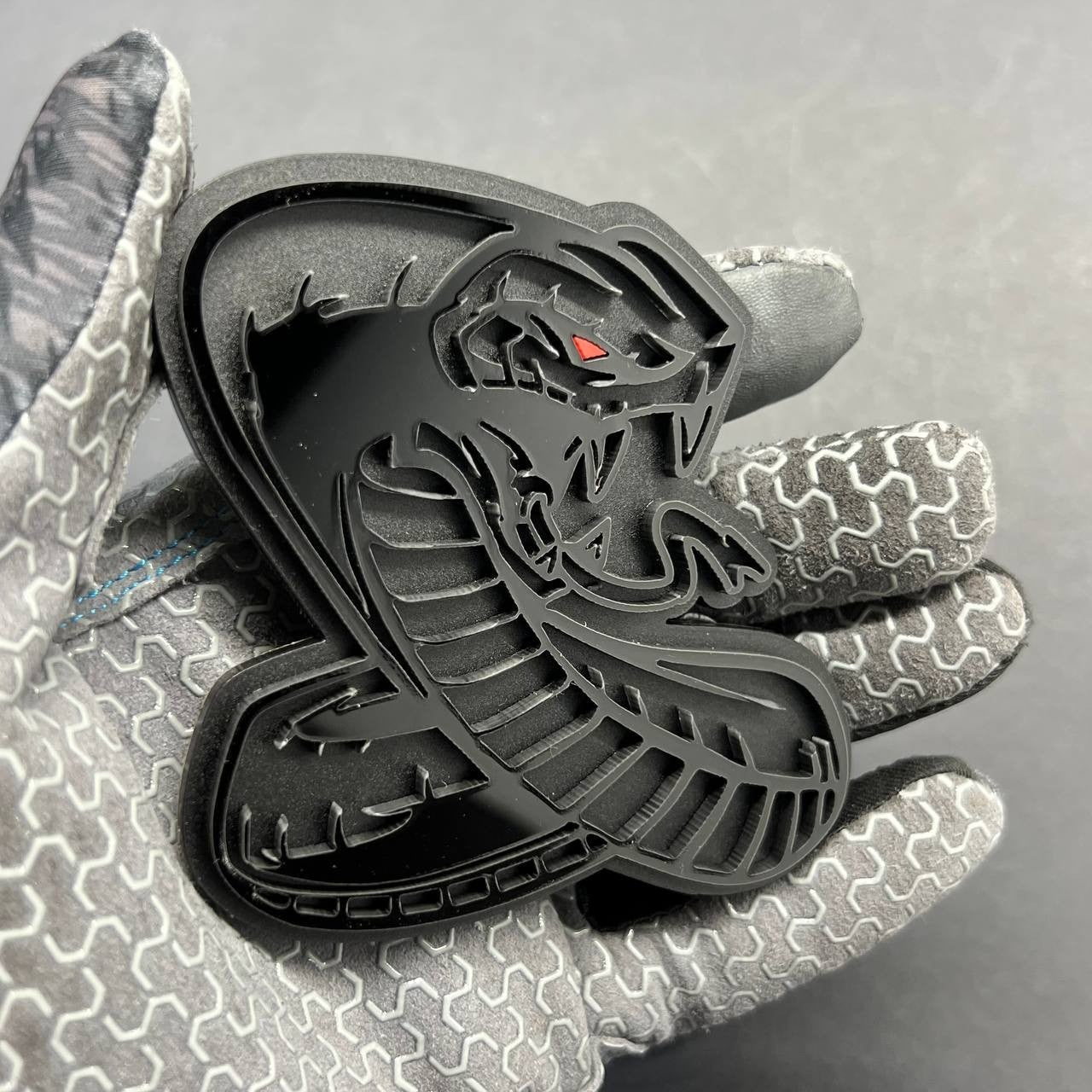 1PC Ford Mustang Shelby GT Cobra Snake Emblem – Acrylic Car Badge Decal