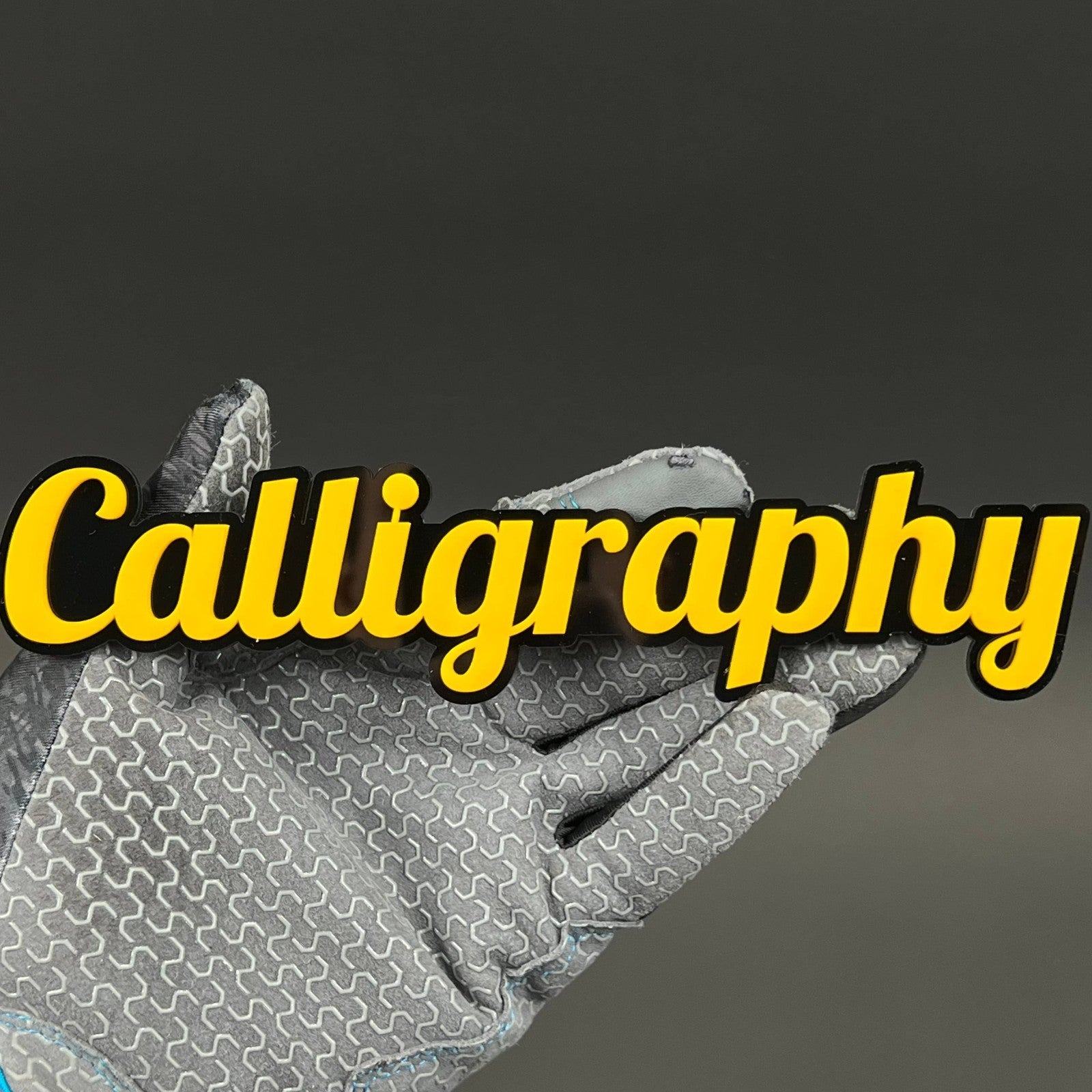 1PCS CALLIGRAPHY Emblem Badge – 3D Acrylic Car Truck Fender Tailgate Trunk Decal