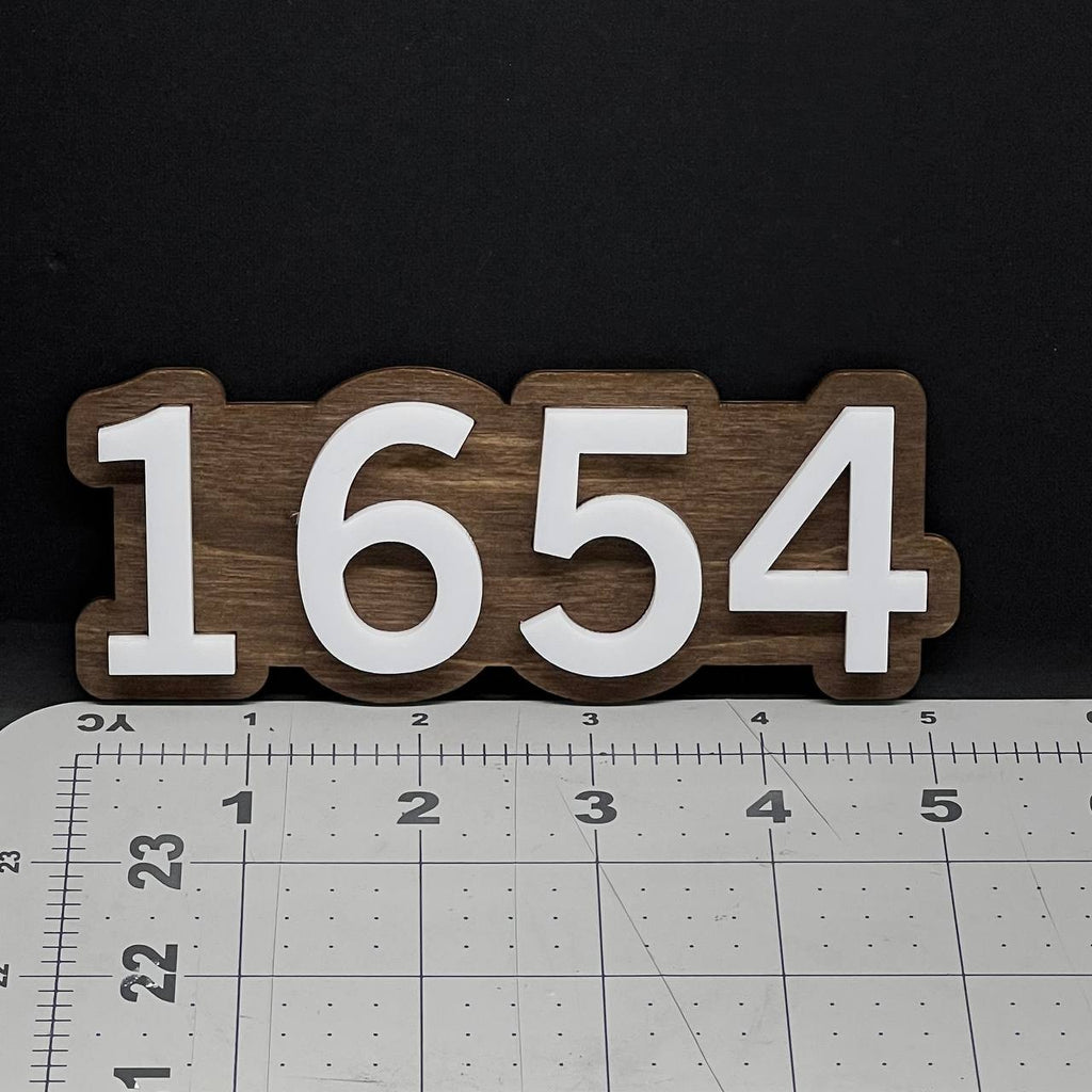 Custom Door Sign Numbers – 3D House Address Plaque Acrylic Home Number Sign