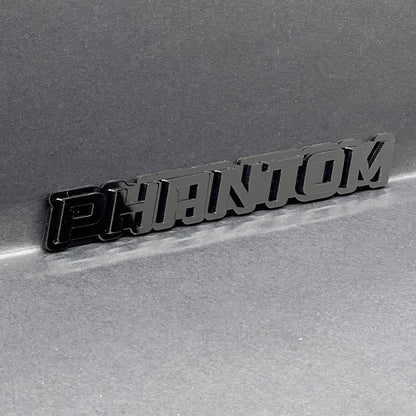 1PC PHANTOM Badge – 3D Multicolor Acrylic Car Truck SUV Fender & Tailgate Emblem