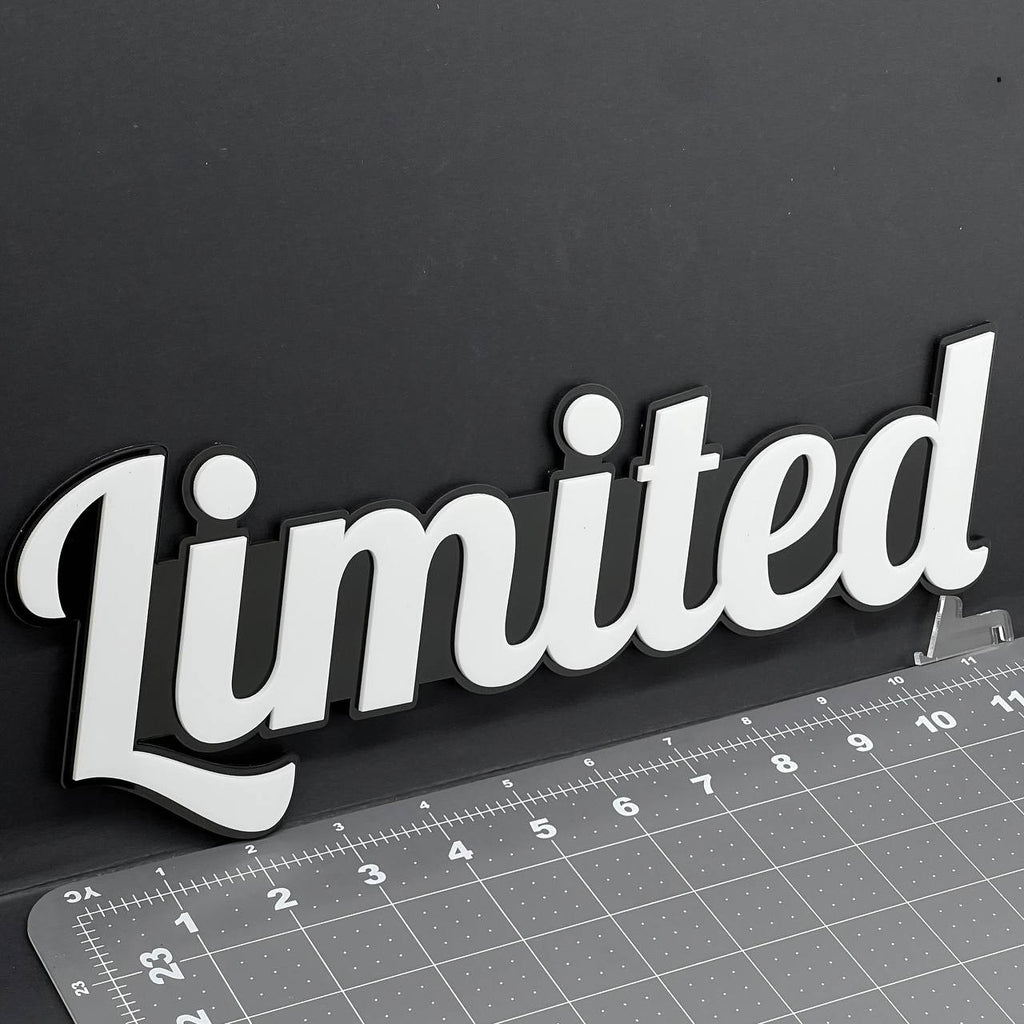 1PC LIMITED 3D Acrylic Emblem Badge for Car SUV or Truck – Fender/Tailgate