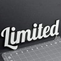 1PC LIMITED 3D Acrylic Emblem Badge for Car SUV or Truck – Fender/Tailgate