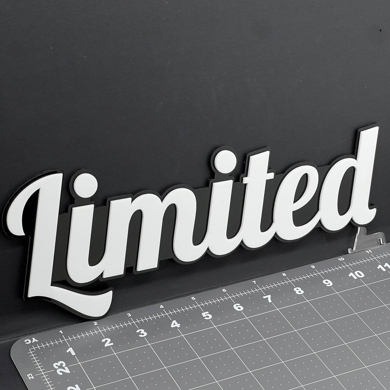 1PC LIMITED 3D Acrylic Emblem Badge for Car SUV or Truck – Fender/Tailgate