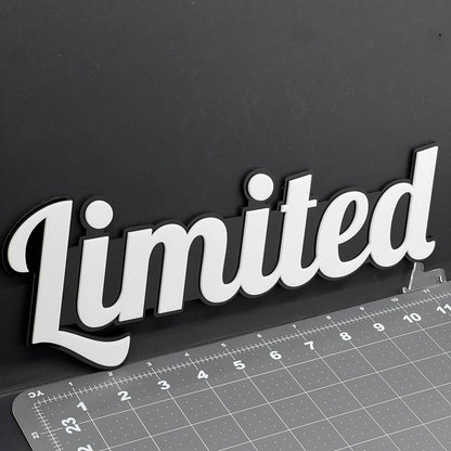 1PC LIMITED 3D Acrylic Emblem Badge for Car SUV or Truck – Fender/Tailgate