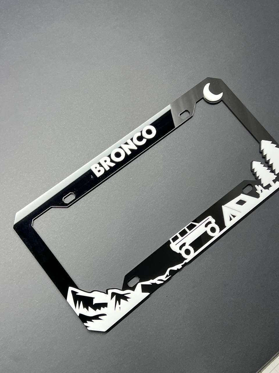 BRONCO Custom LICENSE PLATE FRAME COLOR CHOICE