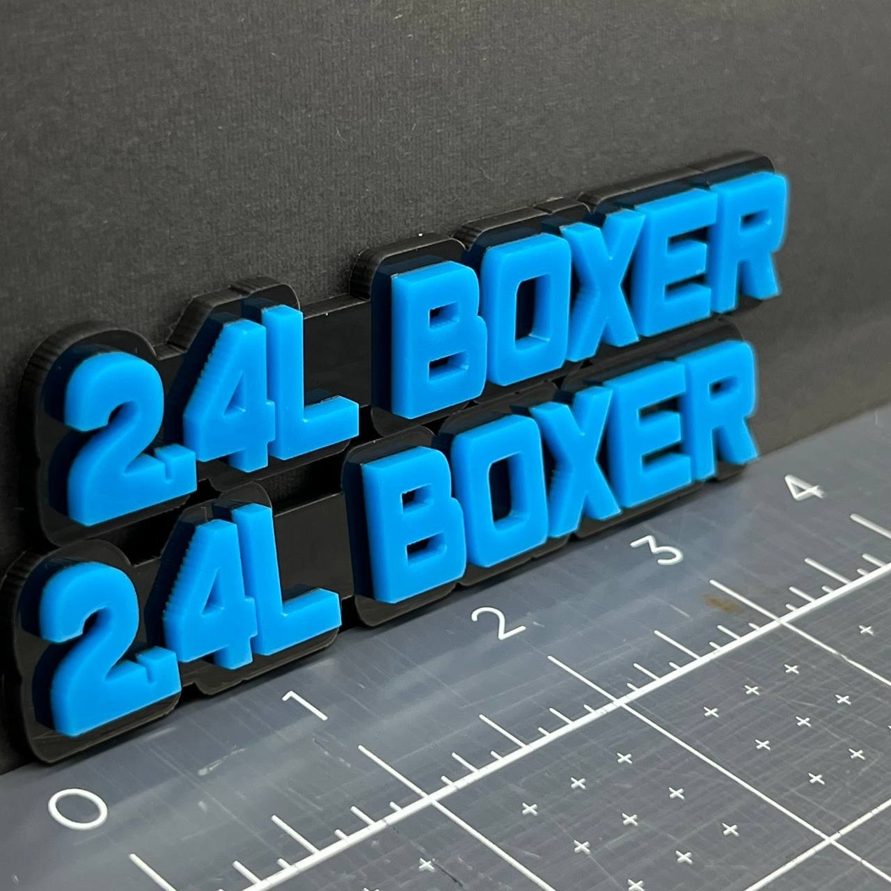 1PC 2.4L BOXER Emblem – 3D Acrylic Tailgate or Fender Badge for Truck SUV Car