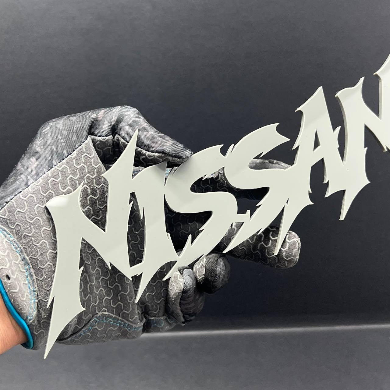 1PC Nissan Emblem – Multicolor Acrylic Car Exterior Fender Tailgate Badge Sticke