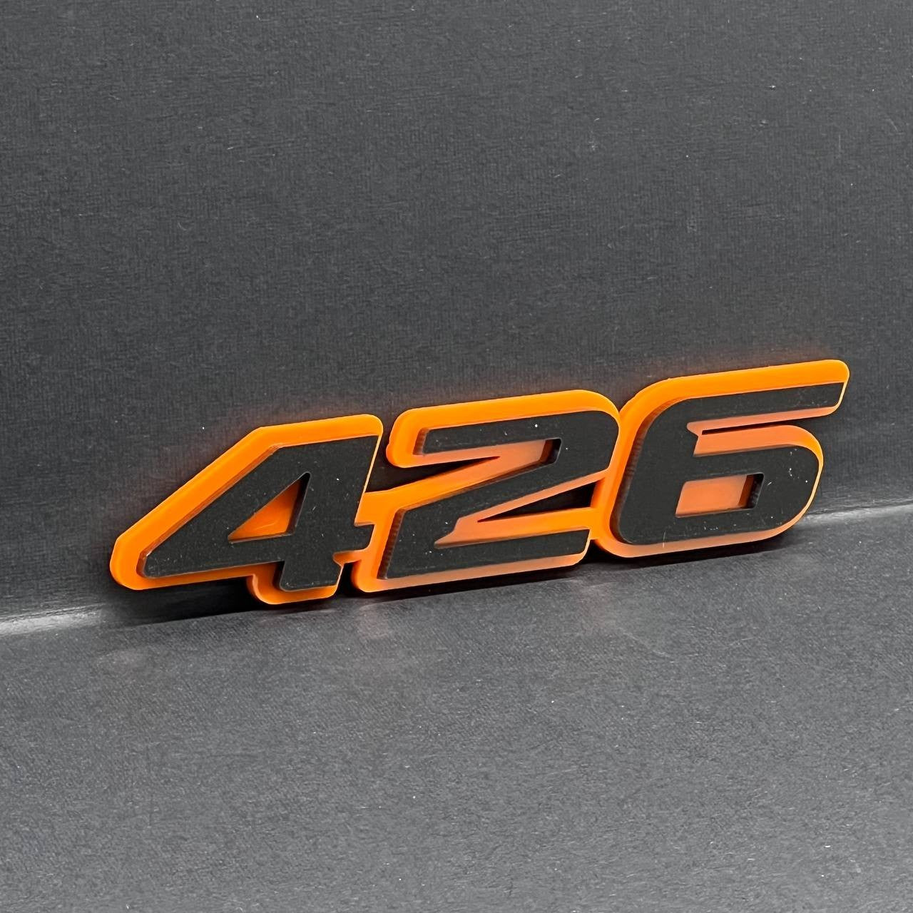1PC 426 Logo Emblem – 3D Acrylic Multicolor Badge for Car, Truck, or SUV