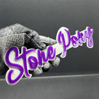 1PCS Stone Pony 3D Emblem – Custom Acrylic Car, Truck & SUV Badge