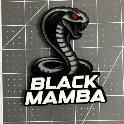 BLACK MAMBA 3D Emblem – Custom Acrylic Tailgate Badge for Ford Truck & SUV 1PC