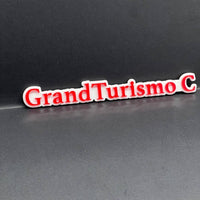 1PC Grand Turismo C Logo Emblem – 3D Multicolor Acrylic Car Fender Trunk Badge
