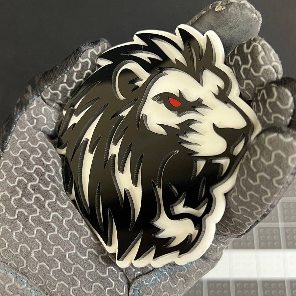 1PCS LION 3D Emblem Custom Badge Sticker for Car SUV TRUCK