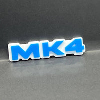 1PC MK4 Blue Emblem – Fender Tailgate Badge Logo Decal