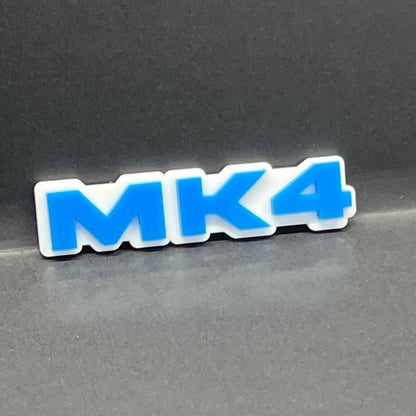 1PC MK4 Blue Emblem – Fender Tailgate Badge Logo Decal