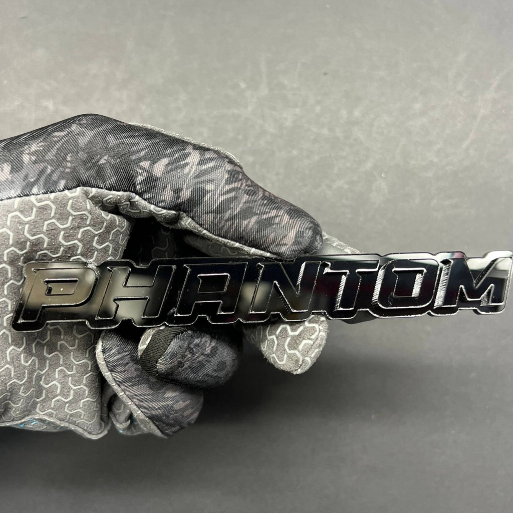 1PC PHANTOM Badge – 3D Multicolor Acrylic Car Truck SUV Fender & Tailgate Emblem