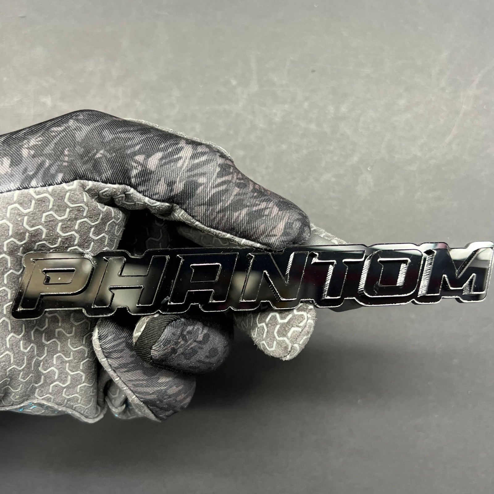 1PC PHANTOM Badge – 3D Multicolor Acrylic Car Truck SUV Fender & Tailgate Emblem