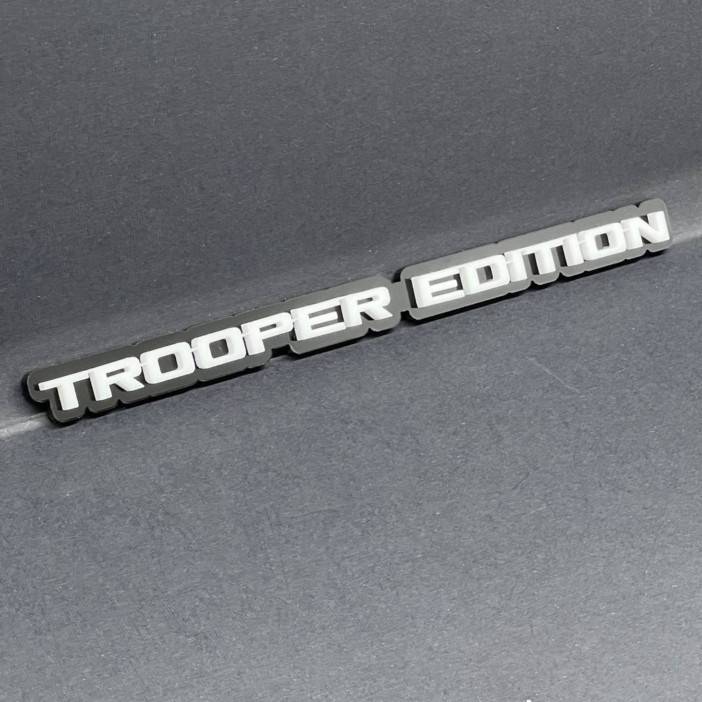 1PC TROOPER EDITION 3D Emblem Multicolor Custom Badge Sticker for Car SUV TRUCK