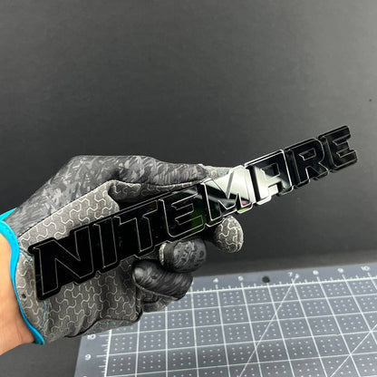 1PC NITEMARE Black 3D Emblem Custom Badge Sticker for Car SUV TRUCK