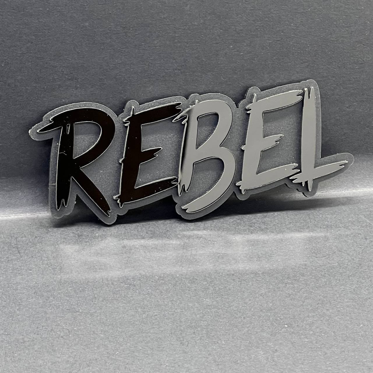 1PC REBEL 3D Emblem Custom Badge Sticker for Car SUV TRUCK