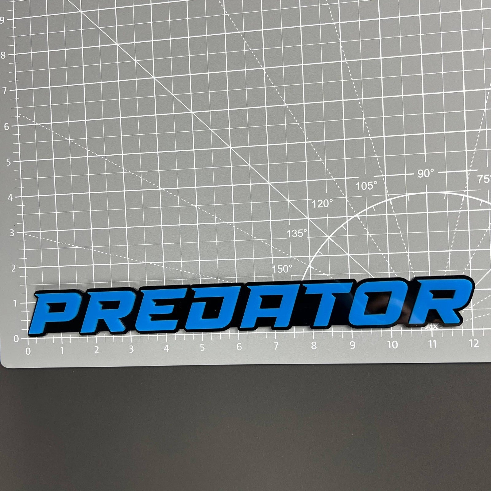 1PC PREDATOR 3D Badge – Acrylic Fender Trunk Tailgate Car Truck Decal