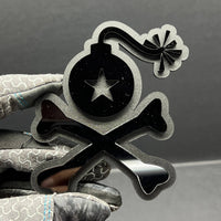 1pc Stangl Bomb Multicolor 3D Car Badge – Easy Install Acrylic Trunk & Fender