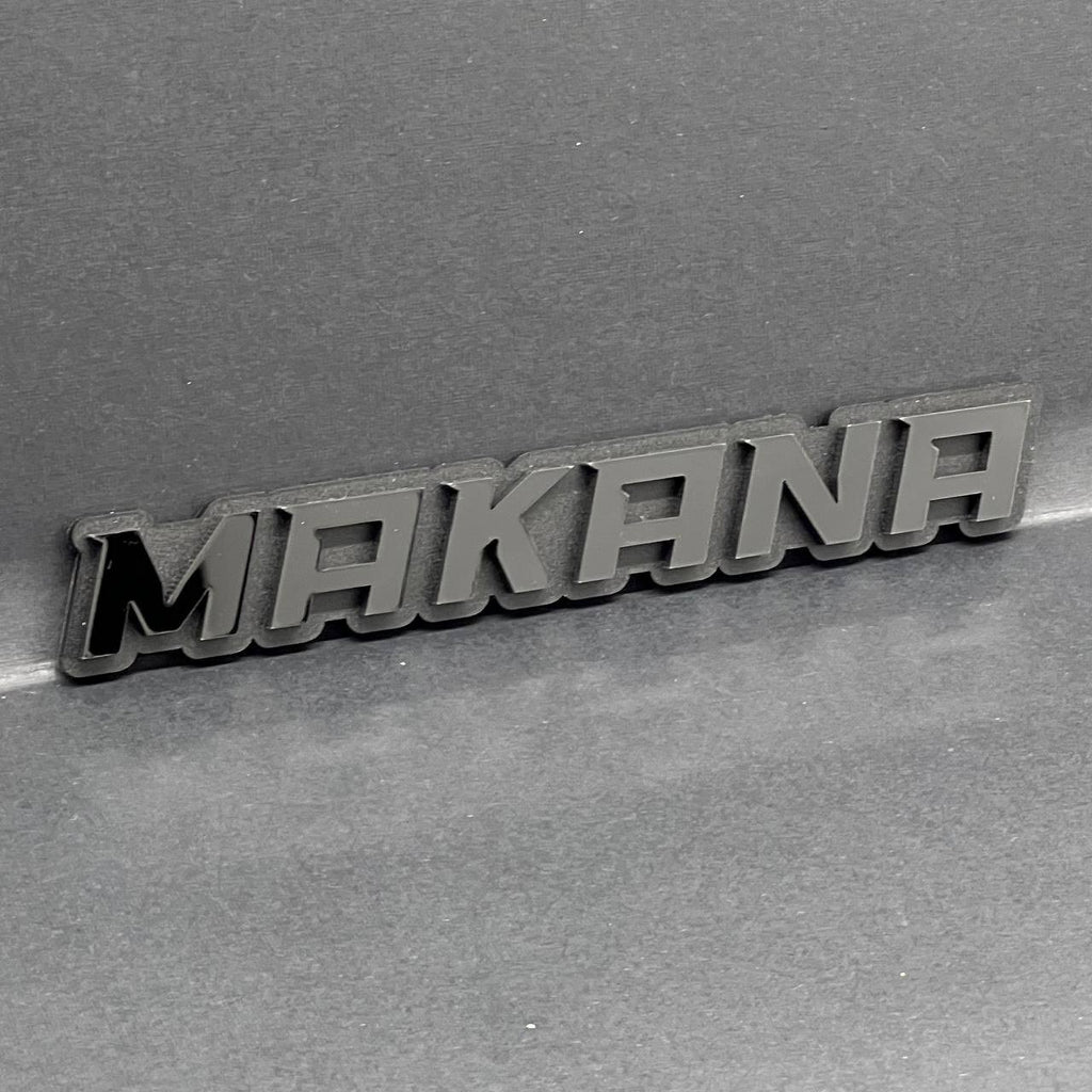 1PC MAKANA Emblem – 3D Acrylic Tailgate or Fender Badge for Truck SUV Car