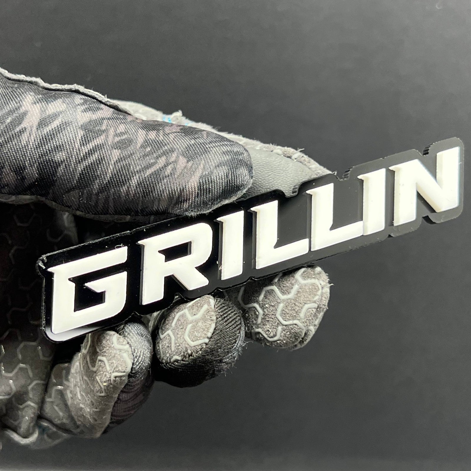1PC GRILLIN Badge – 3D Multicolor Acrylic Car Truck SUV Fender & Tailgate Emblem