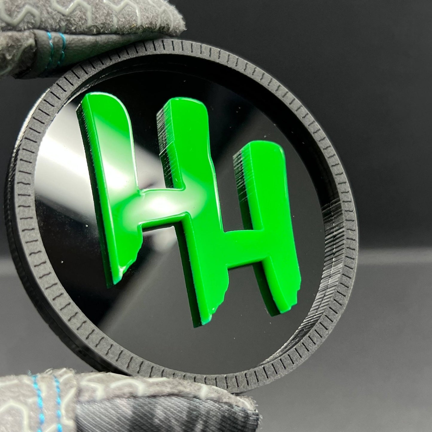 1x MONSTER RATED Multicolor 3D Car Emblem – Durable Acrylic Fender & Trunk Decal