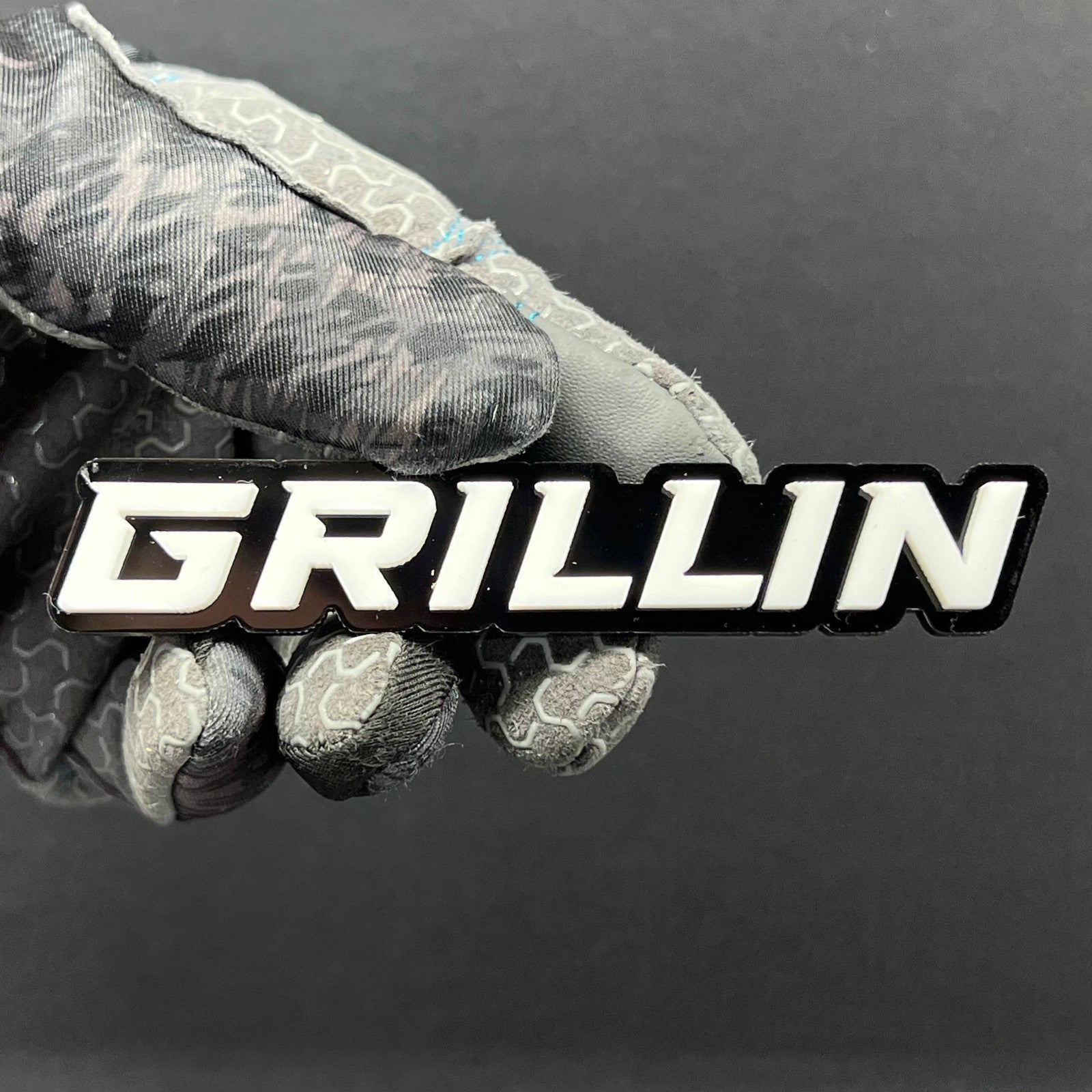 1PC GRILLIN Badge – 3D Multicolor Acrylic Car Truck SUV Fender & Tailgate Emblem