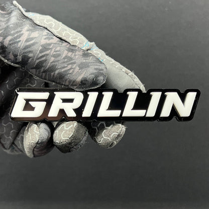 1PC GRILLIN Badge – 3D Multicolor Acrylic Car Truck SUV Fender & Tailgate Emblem