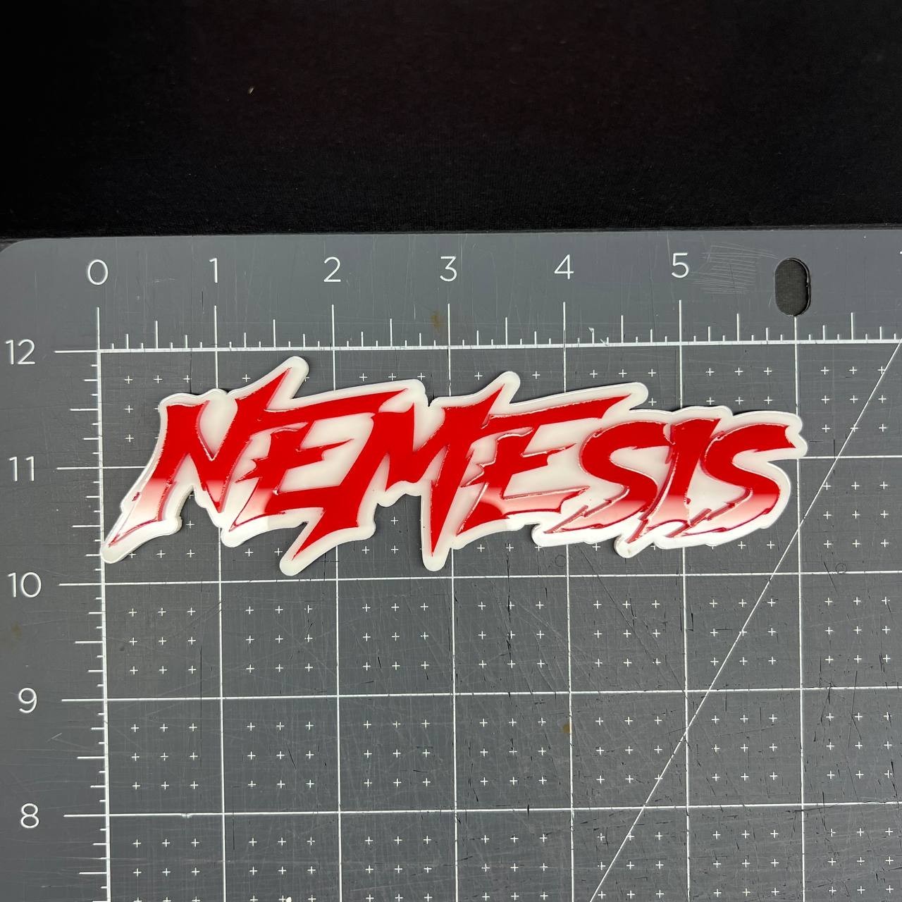 1PC NEMESIS Emblem – 3D Acrylic Multicolor Fender or Tailgate Car Badge Decal