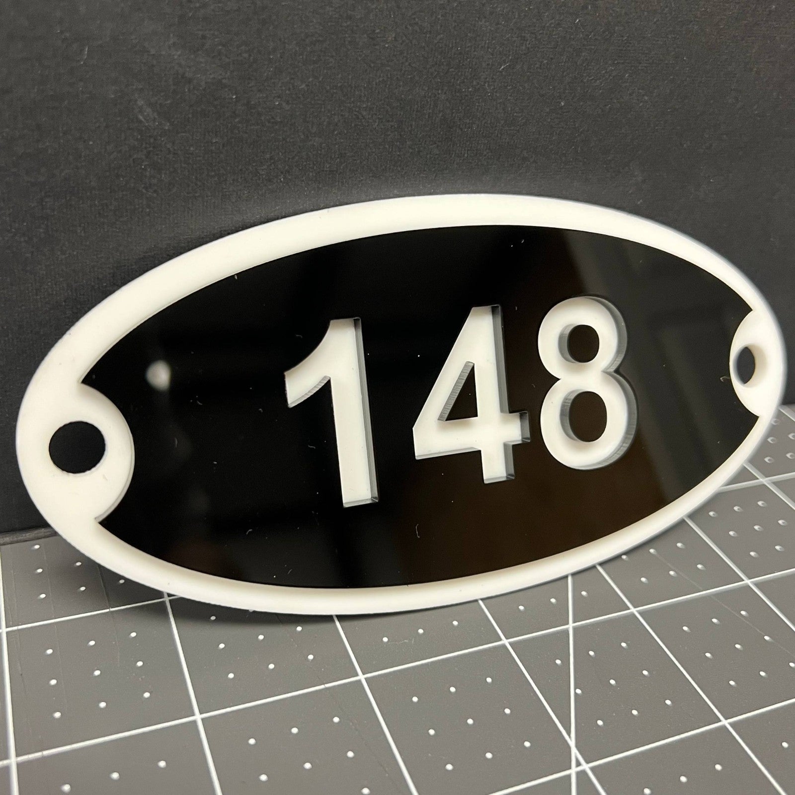 Custom 3D House Numbers – Modern Laser Cut Door Sign