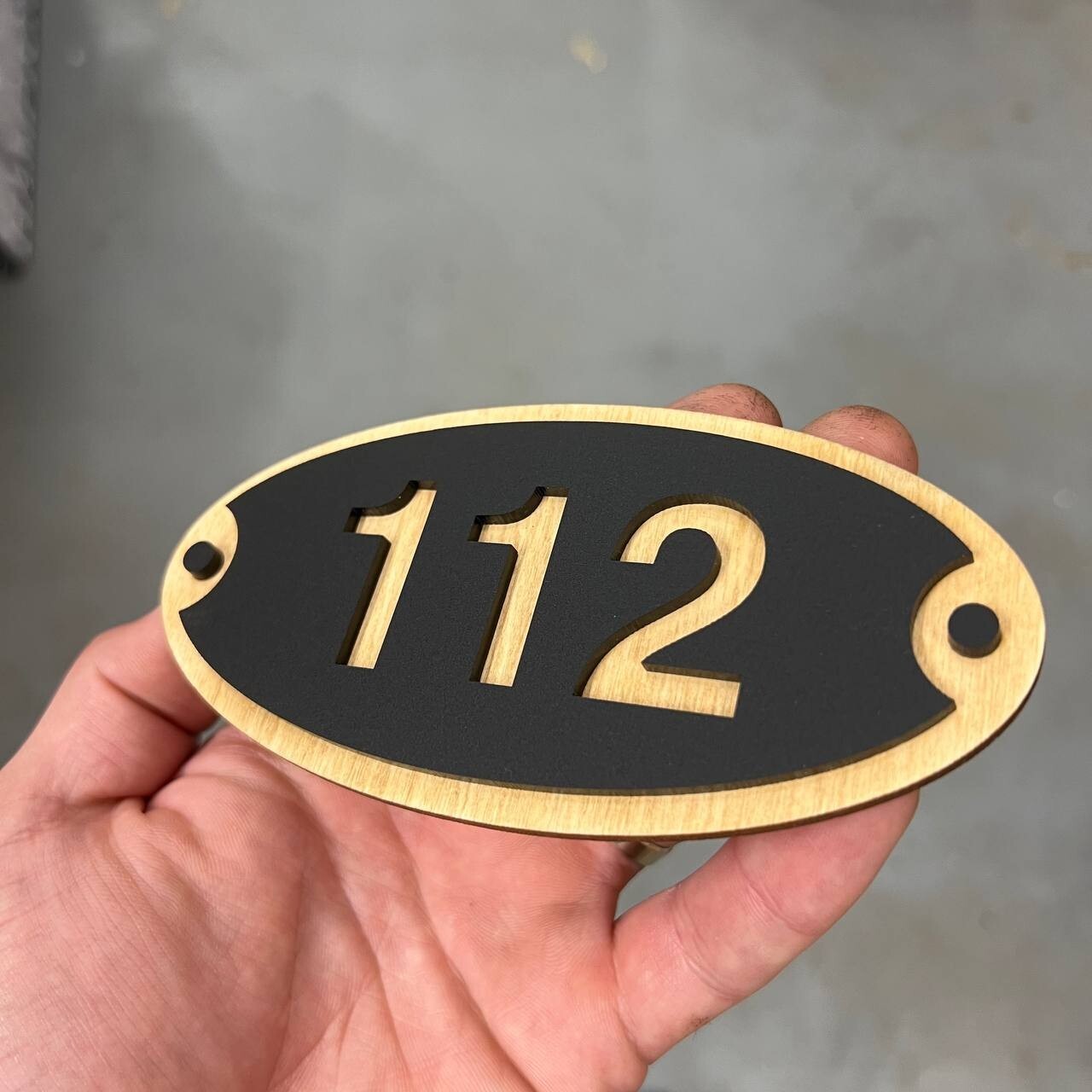 Door Sign House Numbers Laser Cut Custom House Numbers Address Plaques 3d