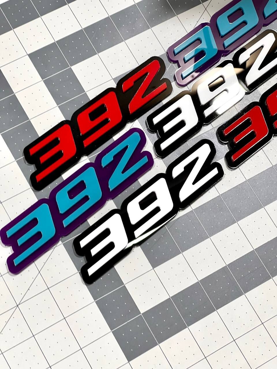 Multicolor 392 Emblems –  392 Side Fender Badges (Set of 2) for 392 Emblem